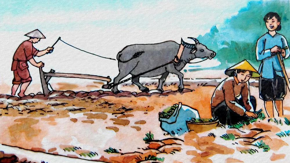 Truyện Bà chủ và người đi cày - Truyện Cổ Tích