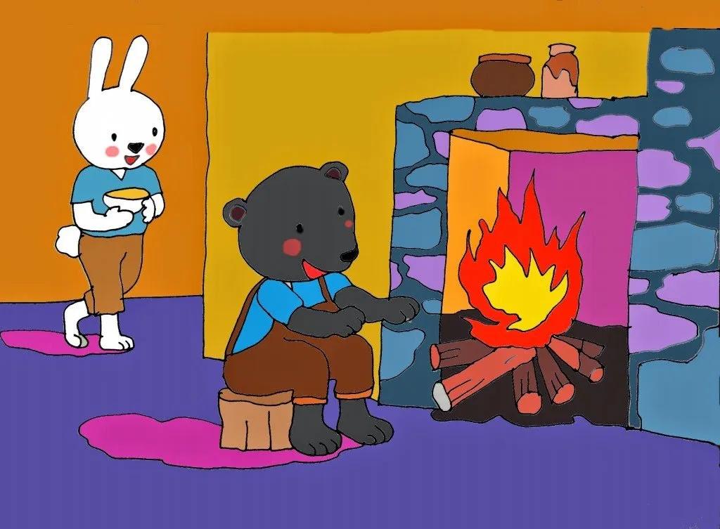 Truyện Bác gấu đen và hai chú thỏ - Truyện Cổ Tích