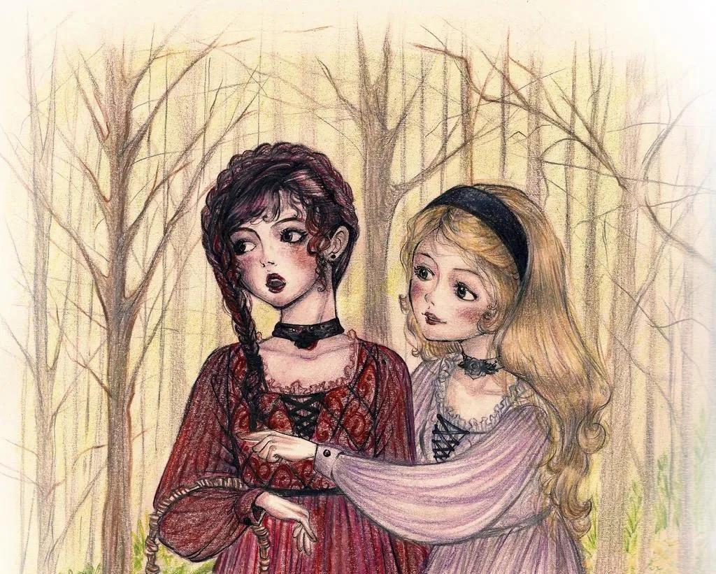 Truyện Bạch Tuyết và Hoa Hồng - Truyện Cổ Tích