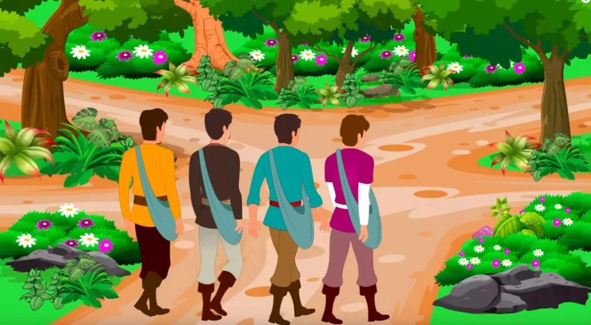 Truyện Bốn người bạn - Truyện Cổ Tích