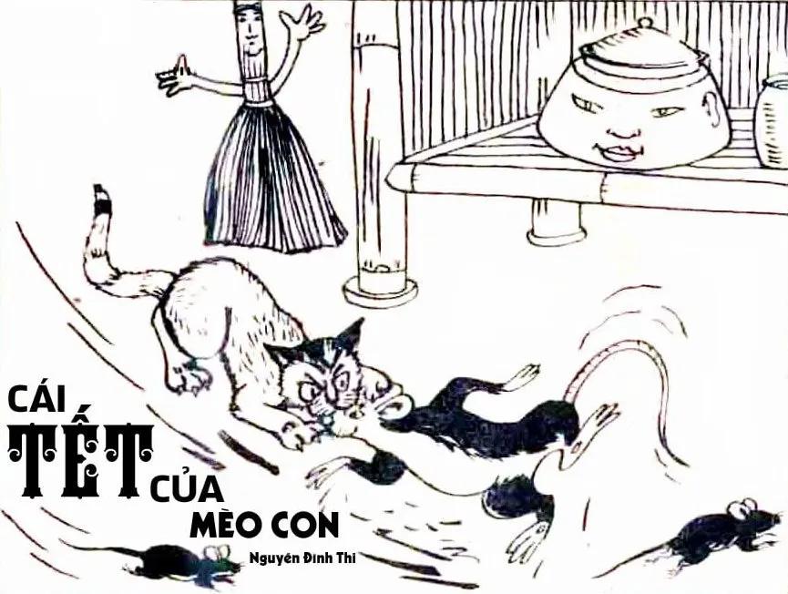 Truyện CÁI TẾT CỦA MÈO CON - Nguyễn Đ&igrave;nh Thi