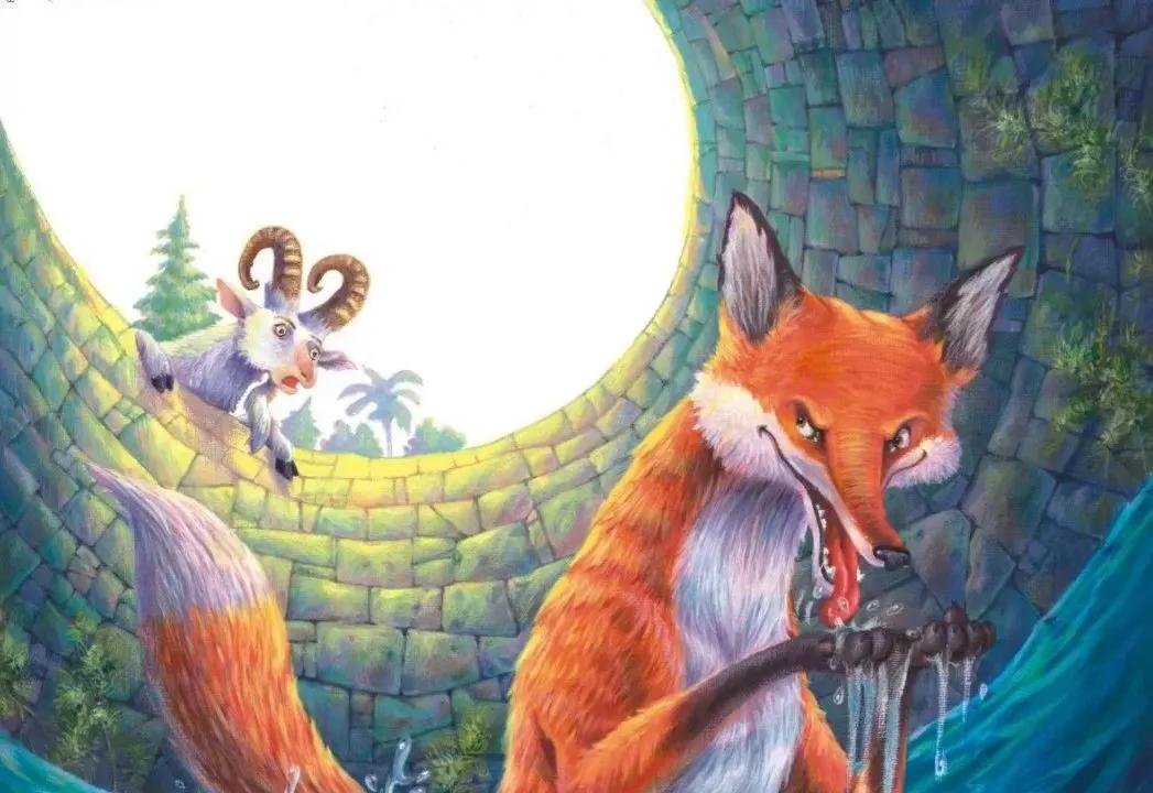 Truyện Cáo bị rơi xuống giếng - Truyện Cổ Tích