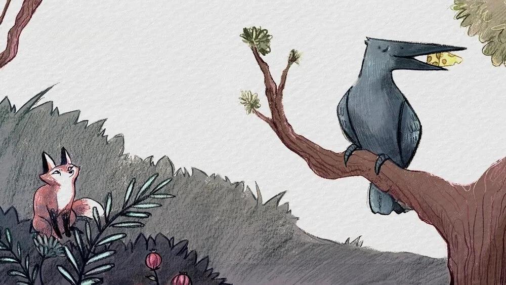 Truyện Cáo và Quạ - Truyện Cổ Tích