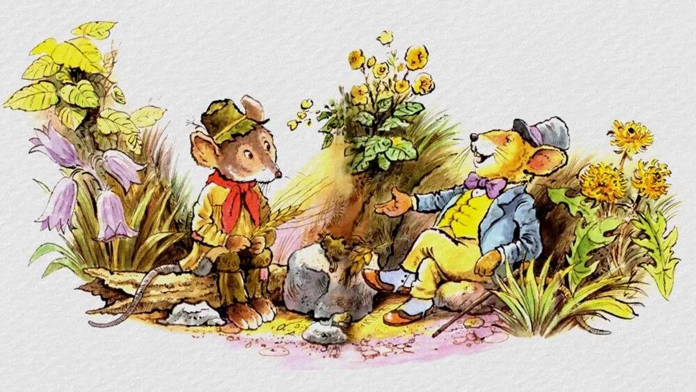 Truyện Chuột nhà và chuột đồng - Truyện Cổ Tích