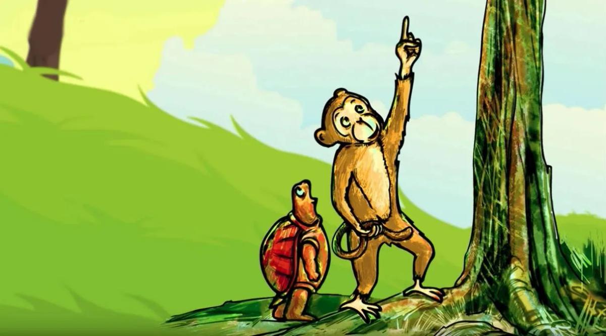 Truyện Chuyện Rùa và Khỉ - Truyện Cổ Tích