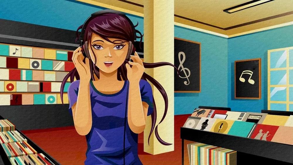 Truyện Cô gái ở cửa hàng bán CD - Truyện Cổ Tích