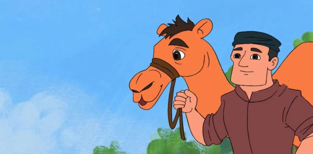 Con lạc đà màu trắng