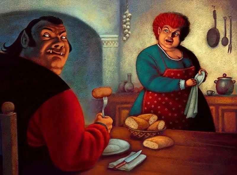 Truyện Con quỷ và bà nội - Truyện Cổ Tích