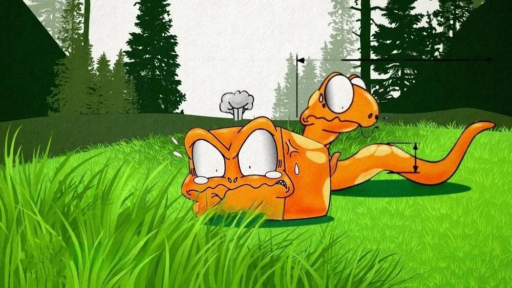 Truyện Con rắn vuông - Truyện Cổ Tích