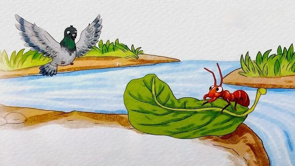 Truyện Đàn kiến đền ơn - Truyện Cổ Tích