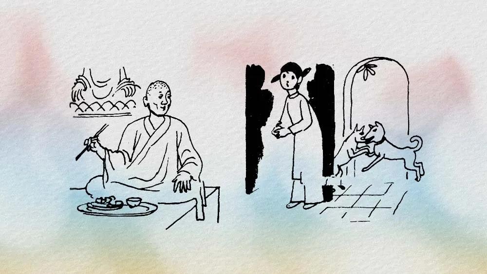 Truyện Đậu phụ làng cắn đậu phụ chùa - Truyện Cổ Tích