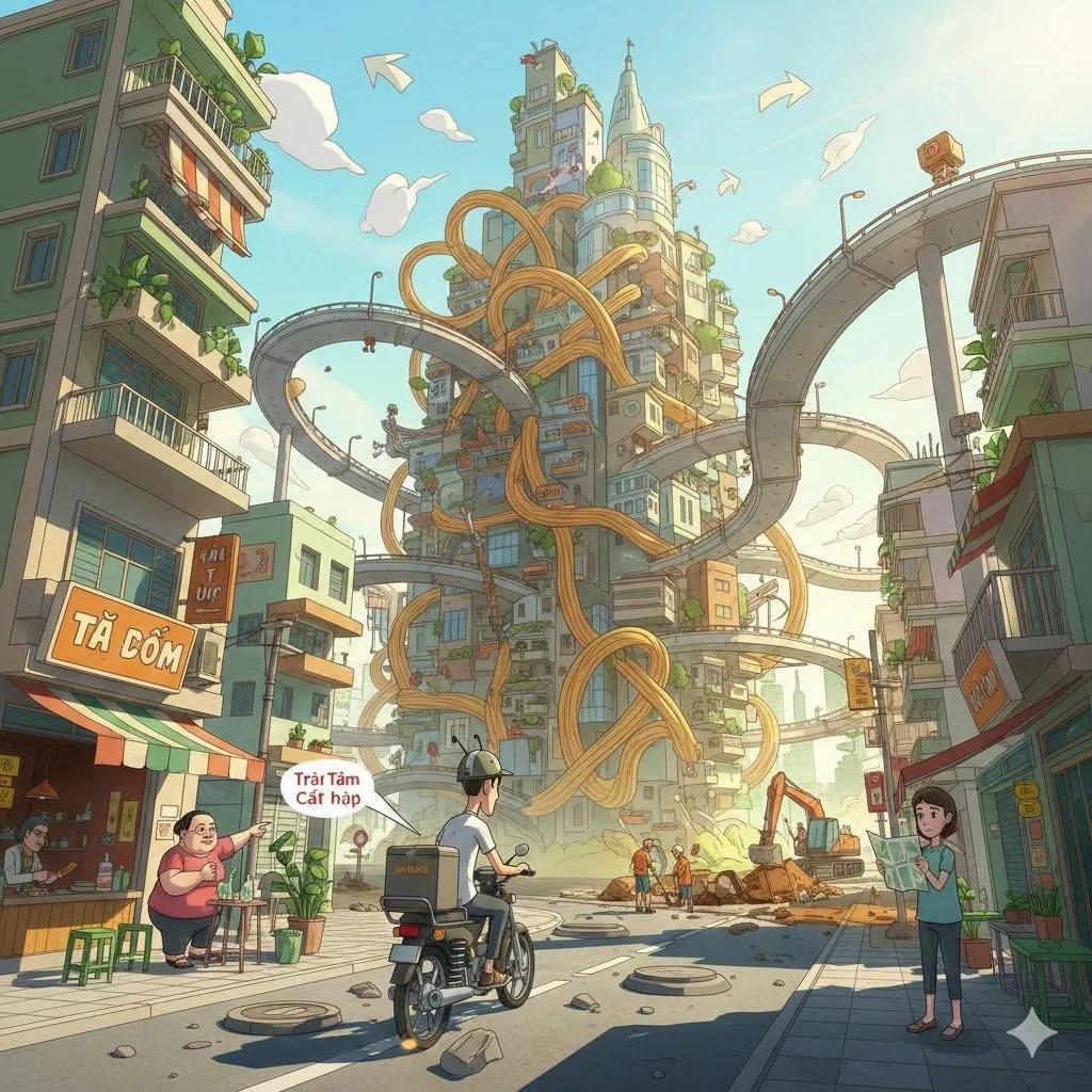 Truyện Đô Thị Hình Mì Tôm - Gia Phát