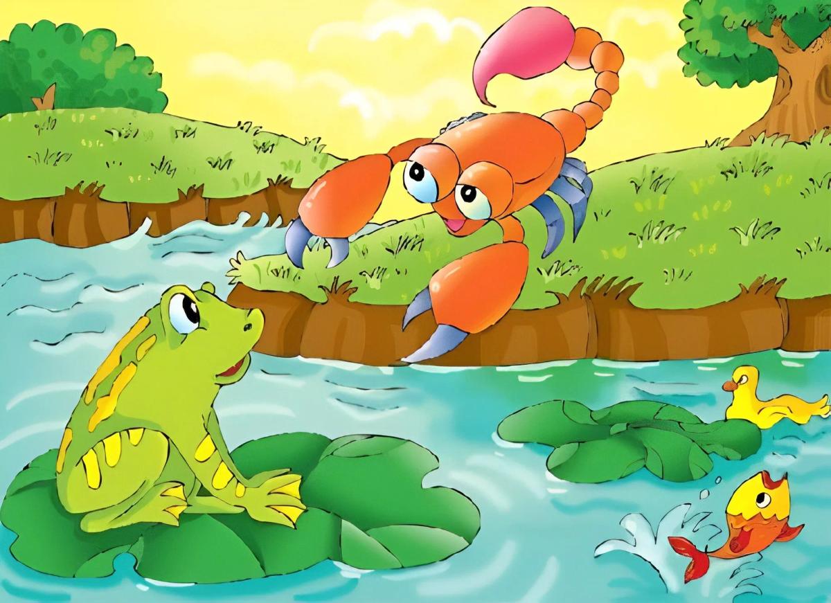 Truyện Ếch và bọ cạp - Truyện Cổ Tích