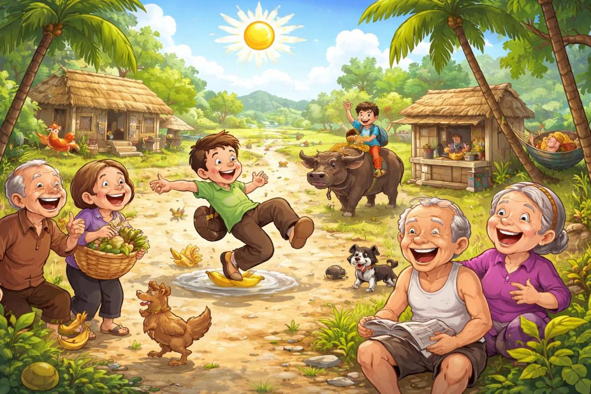 Truyện Làng Cười Không Ngớt - Tư M&atilde; V&ocirc; T&igrave;nh