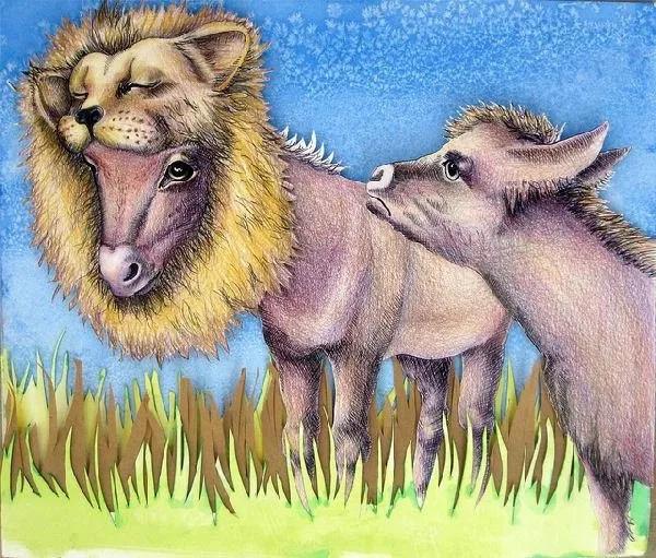 Truyện Lừa đội lốt Sư tử - Truyện Cổ Tích