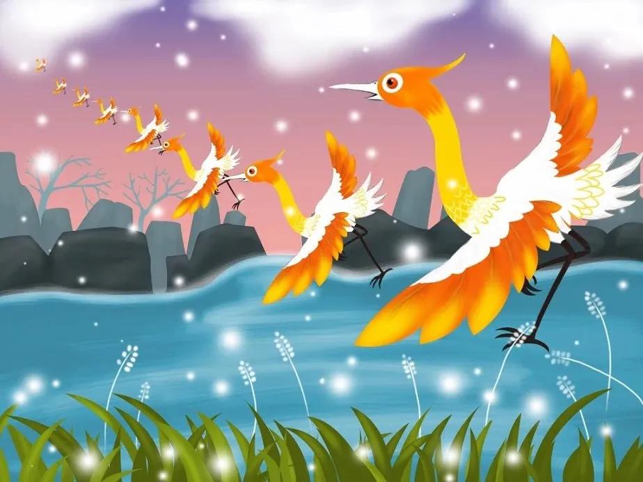 Truyện Những con hạc vàng - Truyện Cổ Tích