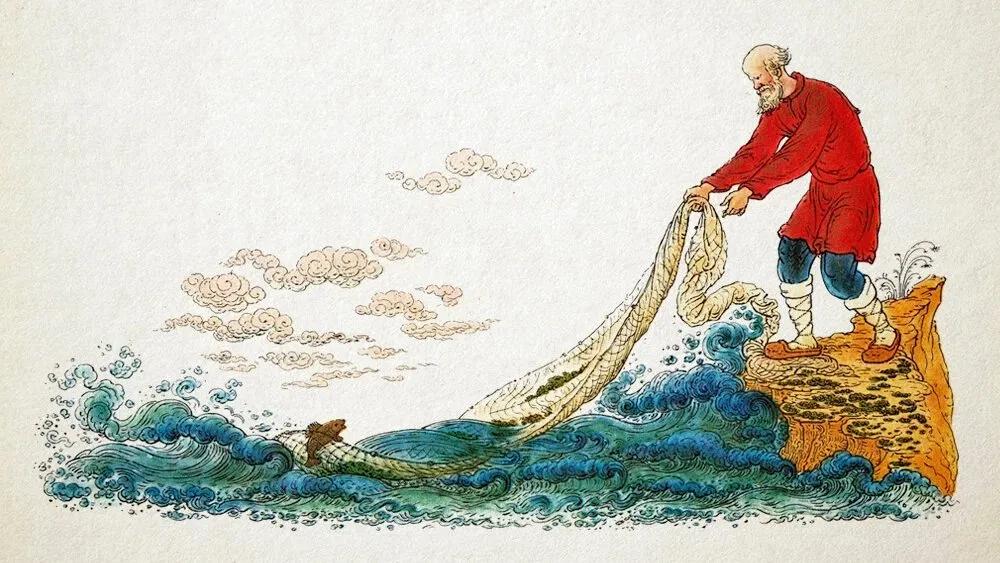 Truyện Ông lão đánh cá và con cá vàng - Truyện Cổ Tích