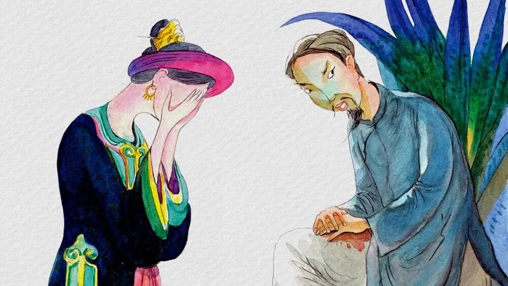 Truyện Rạch đùi giấu ngọc - Truyện Cổ Tích