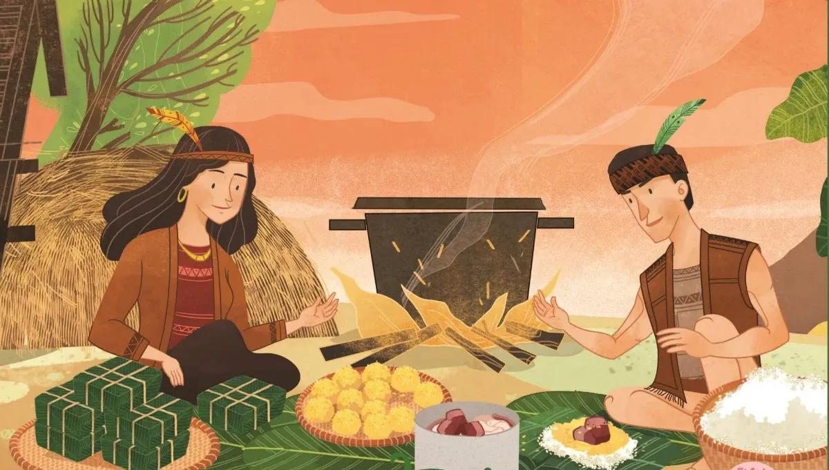 Truyện Sự Tích bánh chưng bánh dày - Truyện Cổ Tích