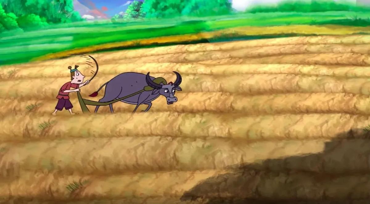 Truyện Sự tích cái nốt dưới cổ con trâu - Truyện Cổ Tích