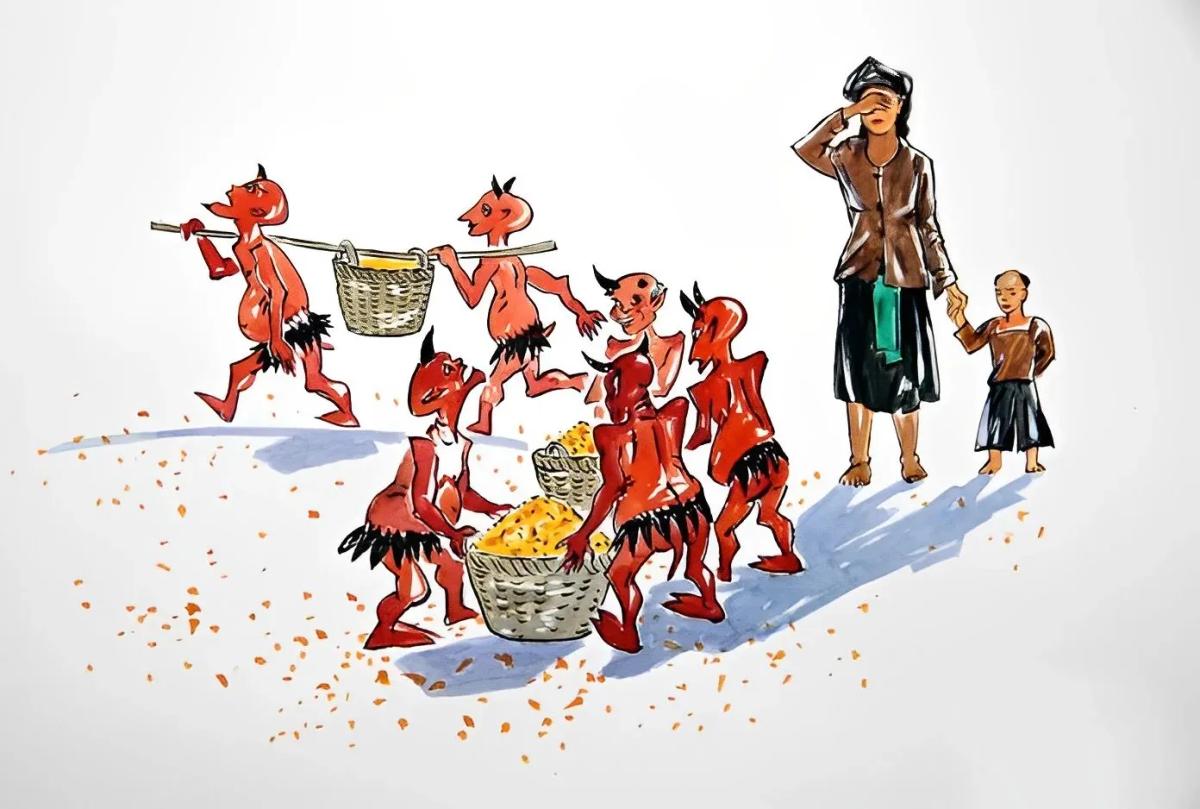 Truyện Sự tích cây nêu ngày tết - Truyện Cổ Tích