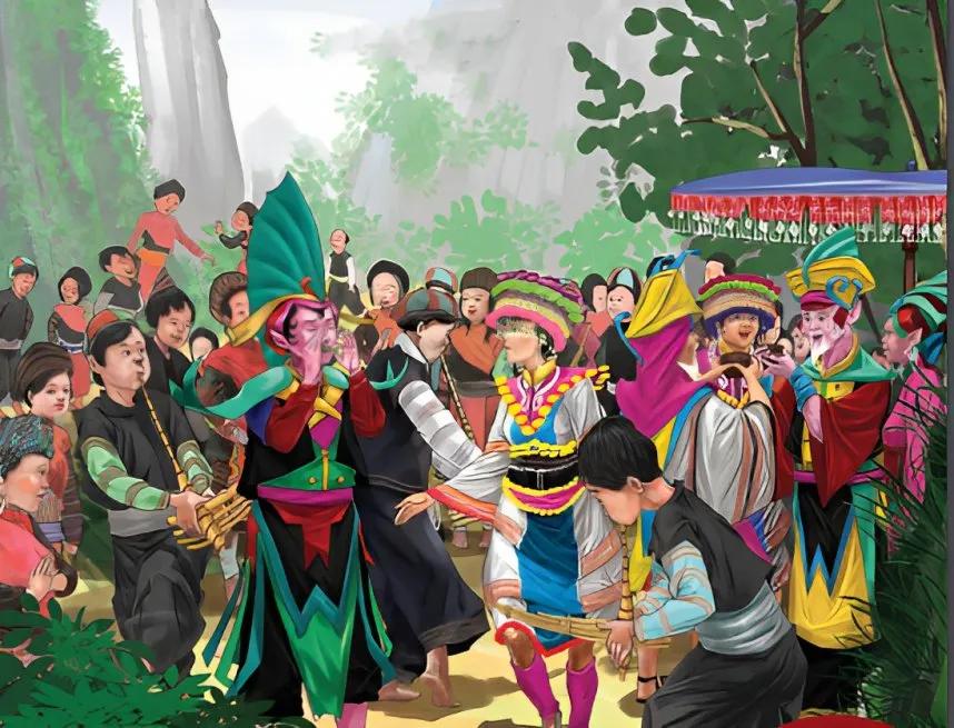 Truyện Sự tích chiếc kèn môi - Truyện Cổ Tích