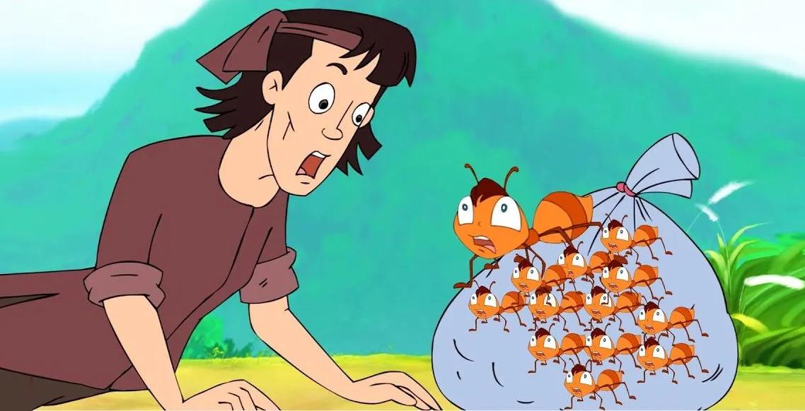 Truyện Sự tích con Kiến - Truyện Cổ Tích