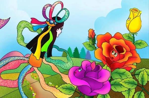 Truyện Sự tích hoa hồng - Truyện Cổ Tích