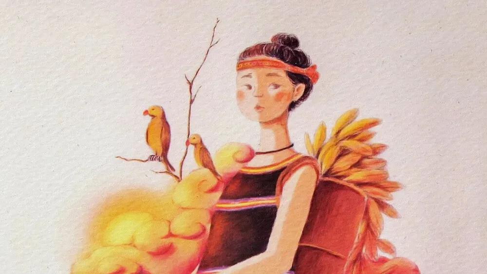 Truyện Cất nhà giữa hồ - Truyện Cổ Tích