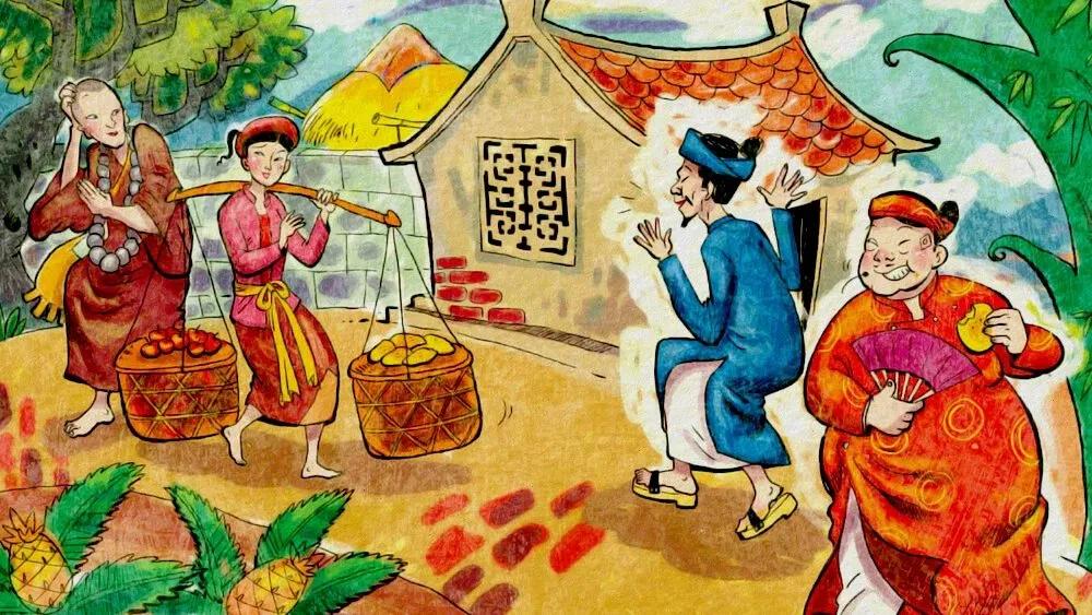 Truyện Cô gái lừa thày sãi, xã trưởng và ông quan huyện - Truyện Cổ Tích
