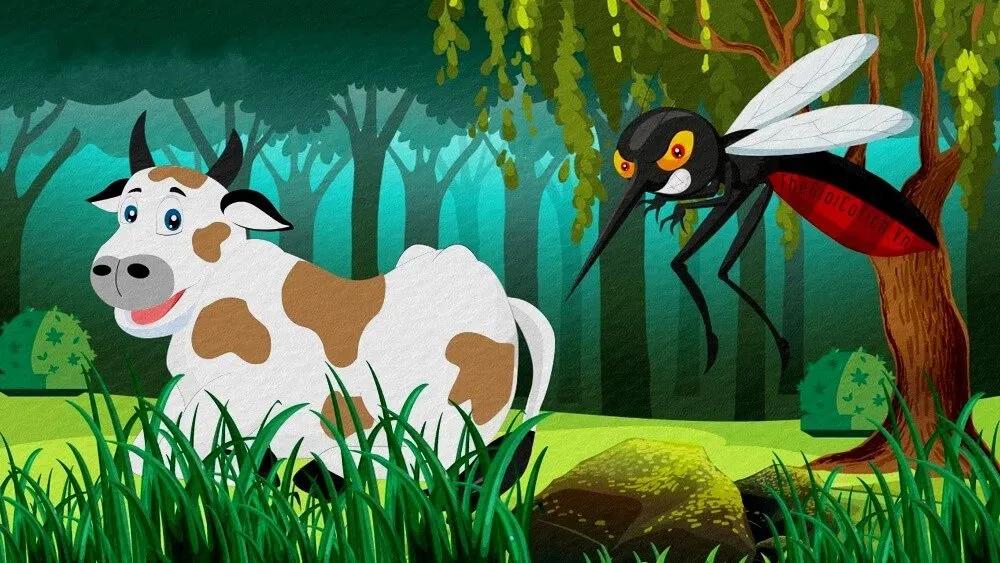 Truyện Con muỗi và con bò đực - Truyện Cổ Tích