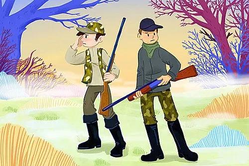 Truyện Hai anh em đi săn và chú thỏ trong rừng - Truyện Cổ Tích