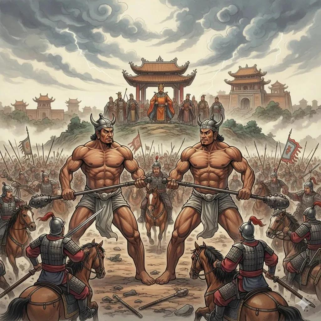 Truyện Hai ông tướng Đá Rãi - Truyện Cổ Tích