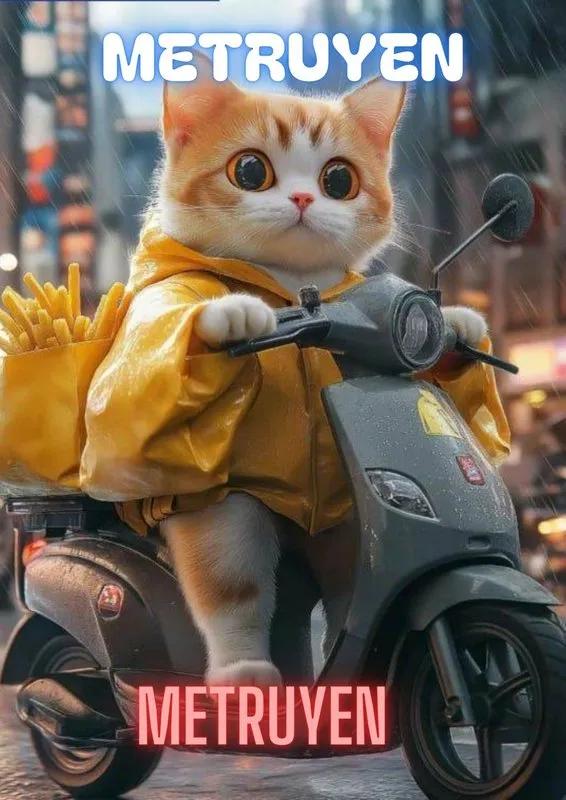 Truyện Mèo Cam Giao Hàng