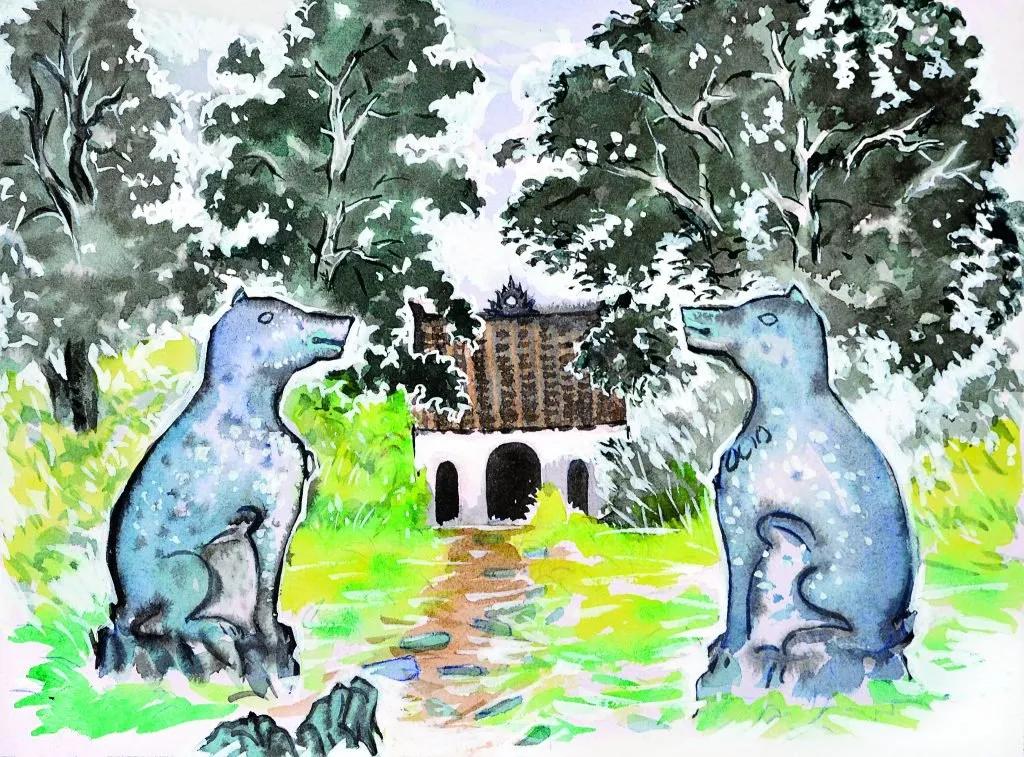 Truyện Người học trò và con chó đá - Truyện Cổ Tích