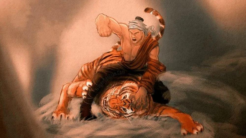 Truyện Phùng Hưng đánh hổ - Truyện Cổ Tích