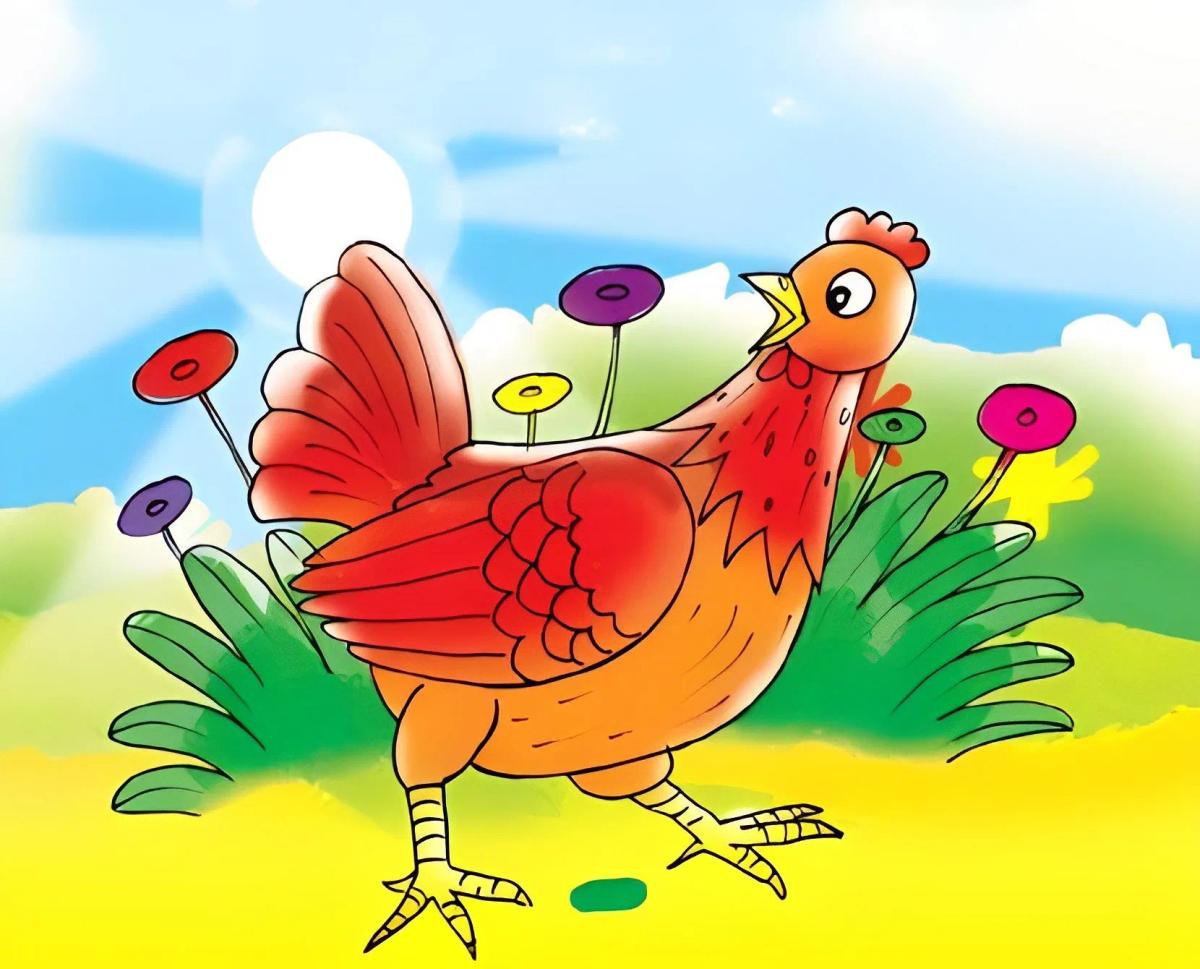 Truyện Sự tích câu nói "Con gà cục tác lá chanh..." - Truyện Cổ Tích