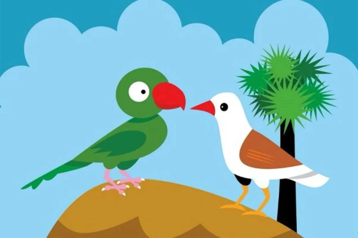 Truyện Sự tích chim năm trâu sáu cột và chim bắt cô trói cột - Truyện Cổ Tích