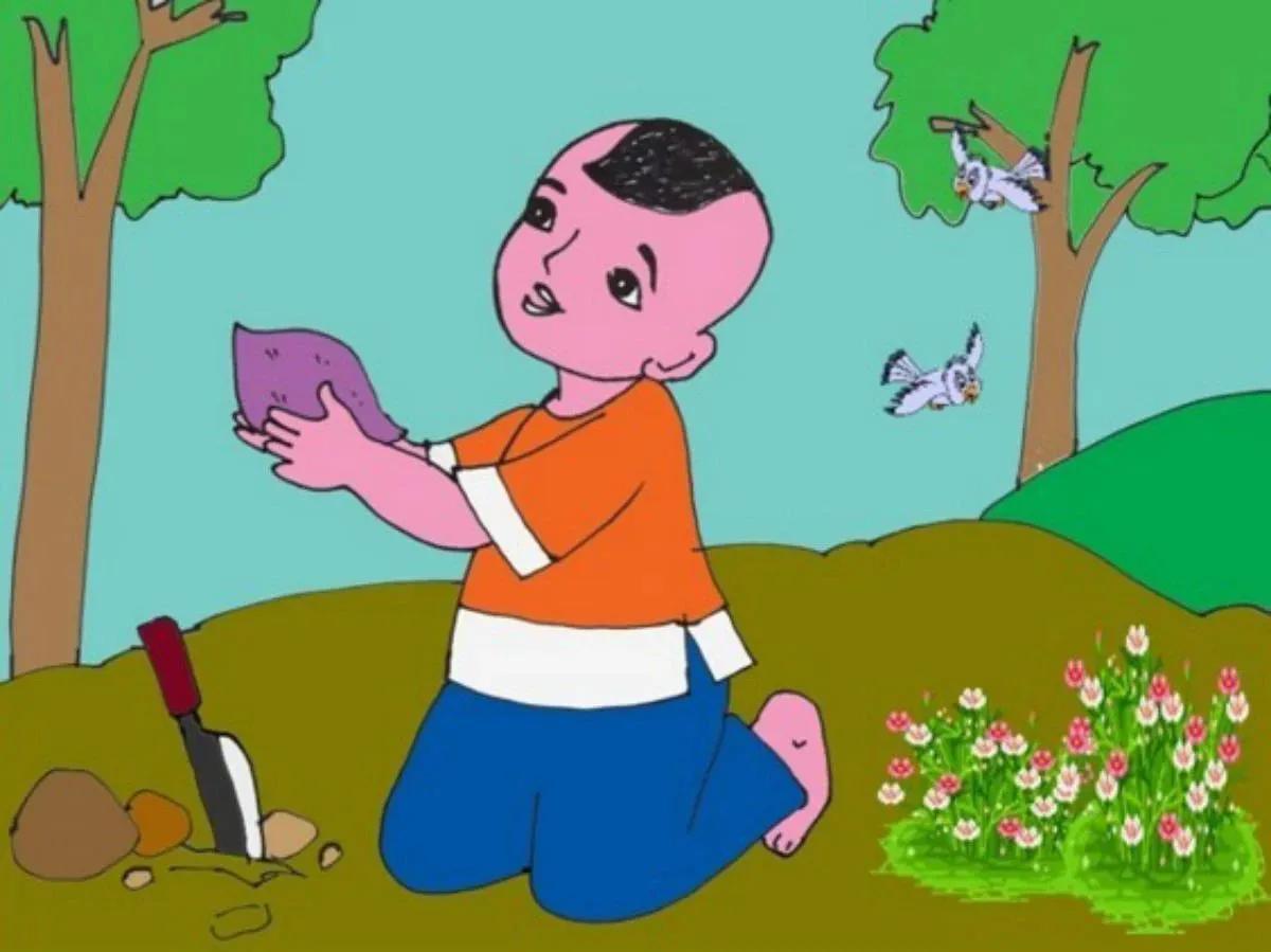 Truyện Sự tích củ mài - Truyện Cổ Tích