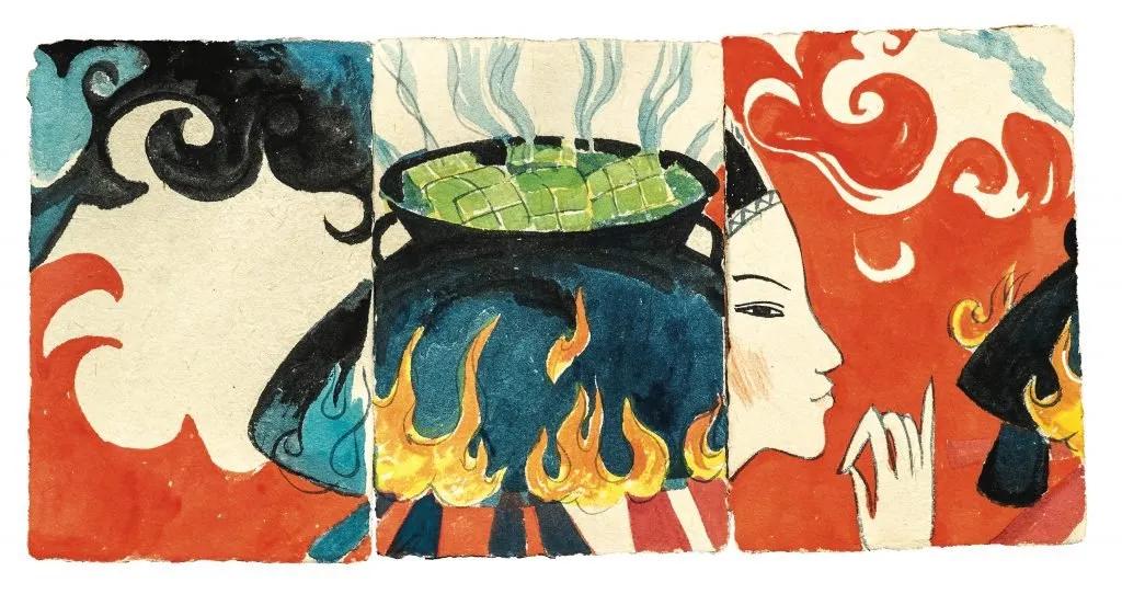 Truyện Sự tích đòn bánh Tét - Truyện Cổ Tích