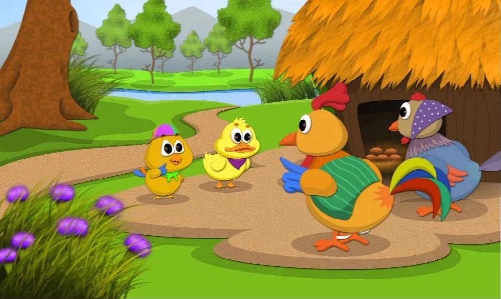 Truyện Sự tích loài ngỗng - Truyện Cổ Tích