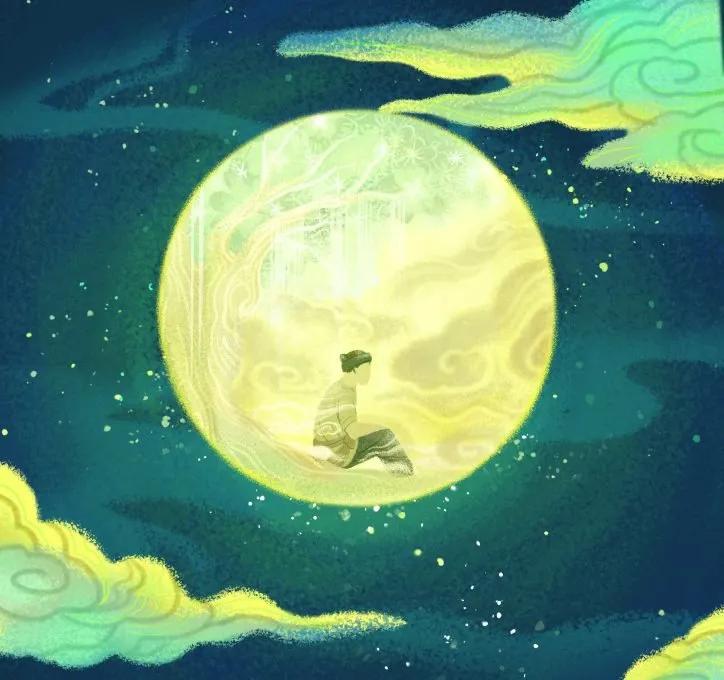 Truyện Sự tích người trong cung trăng - Truyện cổ dân tộc Dao - Truyện Cổ Tích