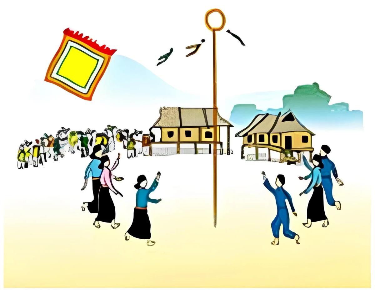 Truyện Sự tích trò chơi ném còn ngày xuân - Truyện Cổ Tích