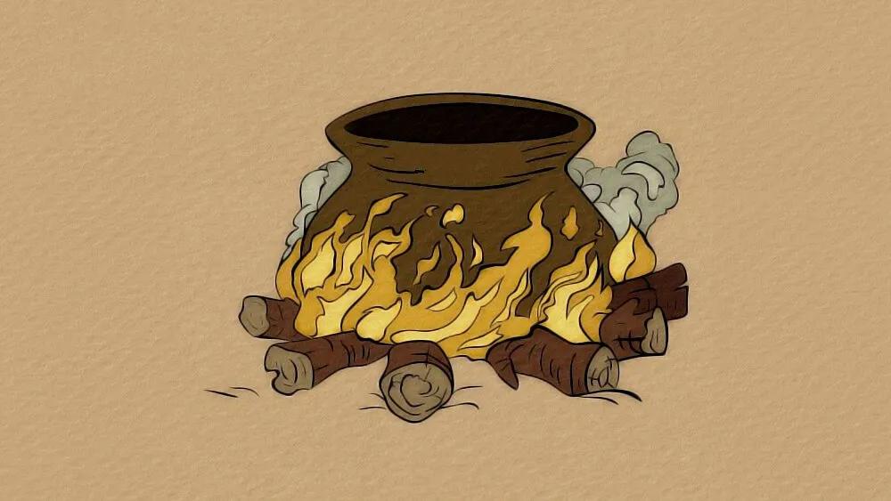 Truyện Truyền thuyết về cái nồi - Truyện Cổ Tích