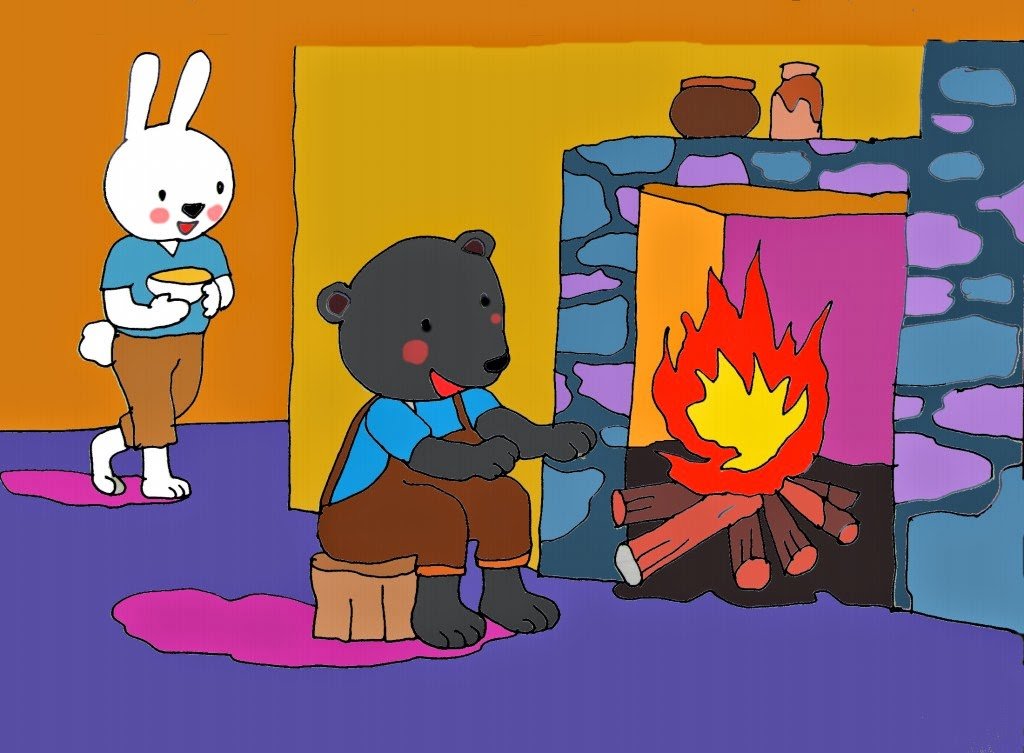 Truyện Bác gấu đen và hai chú thỏ - Truyện Cổ Tích