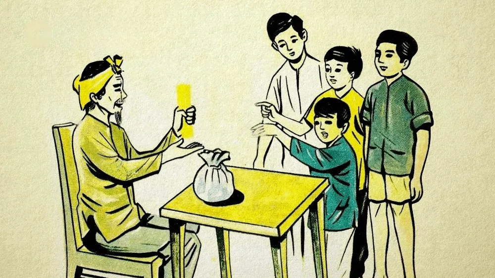 Truyện Câu chuyện bó đũa - Truyện Cổ Tích