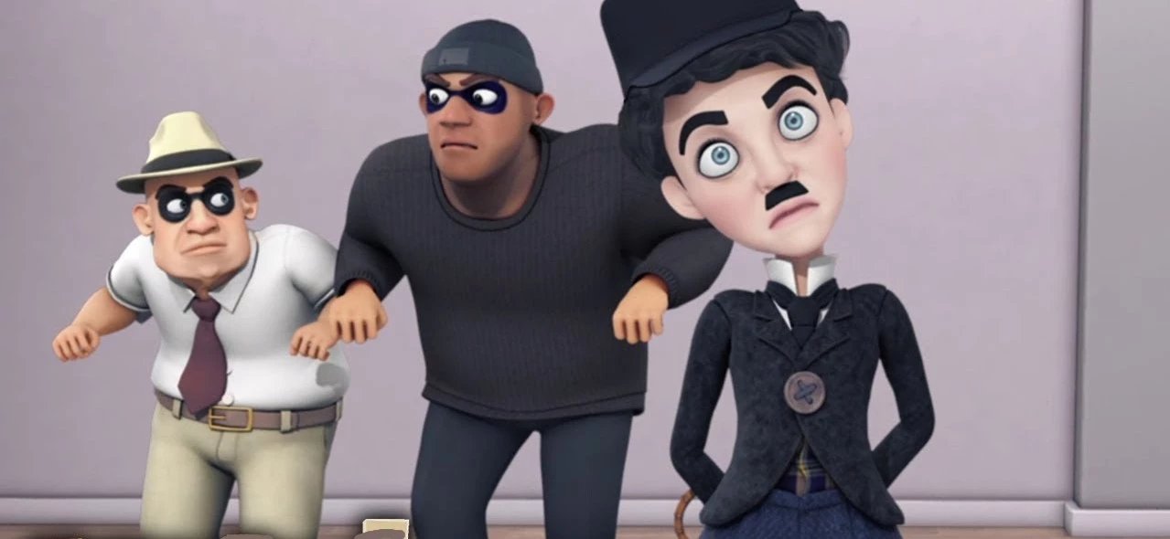 Truyện Chaplin đấu trí với tên cướp - Truyện Cổ Tích