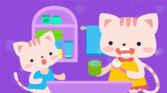 Truyện Chú mèo đánh răng - Truyện Cổ Tích