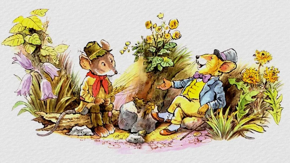 Truyện Chuột nhà và chuột đồng - Truyện Cổ Tích