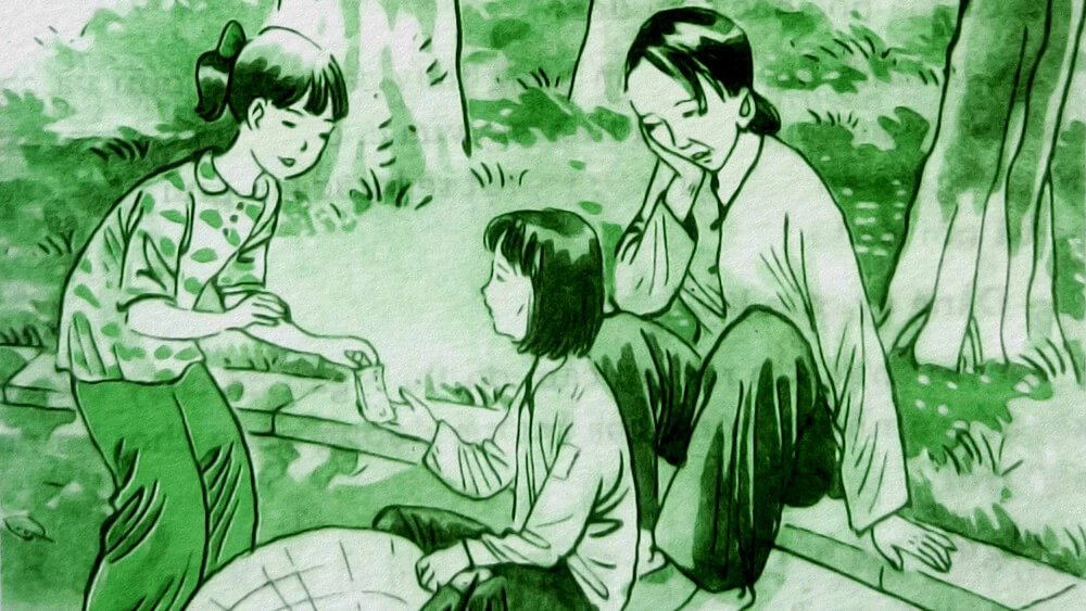 Truyện Chuyện ở vườn hoa - Truyện Cổ Tích